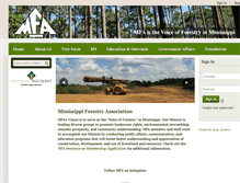 Tablet Screenshot of msforestry.net